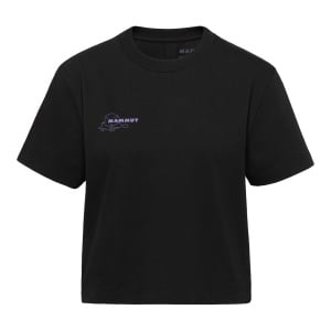 Tricou Femei Mammut Base Cropped Glacier Negru - Img 2