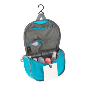 Trusa Igiena Sea to Summit Ultra-Sil Hanging Toiletry Bag Blue Atoll - Img 2