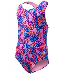 TYR Costum Copii Sugar Rush Maxfit roz-multicolor - Img 1