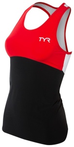 TYR - Maiou Triathlon pentru femei - negru rosu