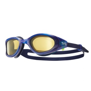 TYR - ochelari inot Special Ops 3.0 polarizati - albastru galben lucios amber - Img 1