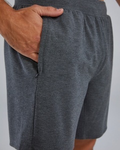 TYR - pantaloni scurti - UltraSoft Men's Midweight Terry A.M. Shorts - Charcoal | Heather - Img 7
