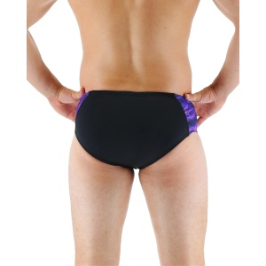 TYR - Slip inot pentru barbati Cadence racer brief - negru mov - Img 2