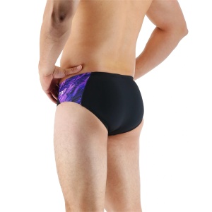 TYR - Slip inot pentru barbati - Cadence racer brief - negru mov - Img 3