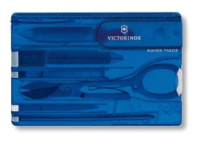 Victorinox - Swiss Card - albastru transparent