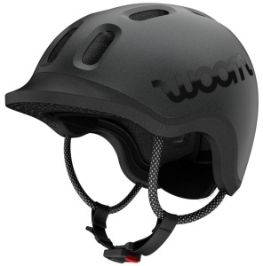 Woom - casca copii - Ready - charcoal metalic, negru