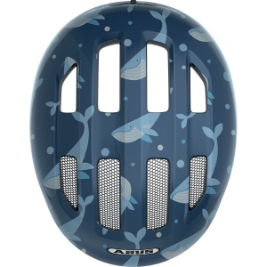 Abus - casca ciclism copii Smiley 3.0 - albastru inchis balene - Img 2