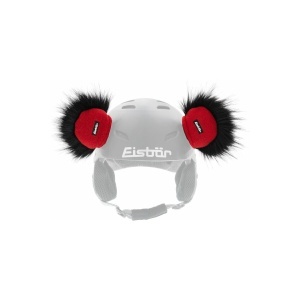 Accesoriu Casca Copii Teddy Ears Black-Red One Size