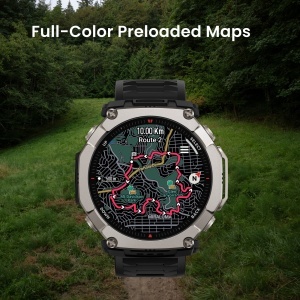 Amazfit T-Rex Ultra 2 – Ceas Smart Outdoor Robust, GPS, Monitorizare Sănătate 24/7, Durată de Baterie Extinsă, Rezistență la Suprasolicitare, Ecran AMOLED, compatibil Apple si Android - Img 7