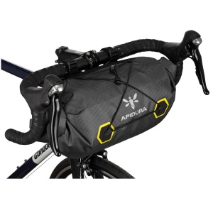 Apidura - geanta bicicleta cu prindere pe ghidon, Expedition Handlebar Pack 14 litri - gri negru - Img 2