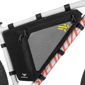 Apidura - geanta cadru bicicleta Backcountry2.0 Full Frame Pack 6 litri - negru gri galben - Img 4