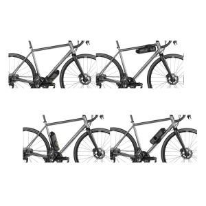 Apidura - geanta cadru bicicleta cu prindere in zona pedale Backcountry 2.0 Downtube Pack 1.8 litri - negru gri - Img 7