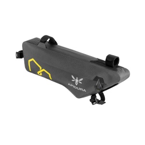 Apidura - geanta cadru bicicleta Expedition Frame Pack 3 litri (pentru cadru compact) - gri negru - Img 3