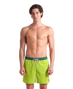 Arena - short inot barbati - Team Stripe Beach Boxer - Arctic-Lime-Mangrove