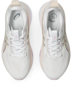 ASICS - pantofi alergare - Gel-Kayano 33 - White | Hazy Lilac - 37.5 - Img 4