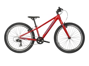 Bicicleta Copii Kross Level JR 1.0 24 inch rosie Shimano Tourney