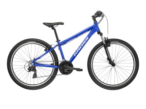 Bicicleta MTB Hardtail Kross Hexagon 1.0 26 inch albastra Shimano Tourney
