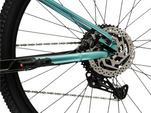 Bicicleta MTB Kross Level X100 29 inch verde-negru, Shimano Essa - Img 9