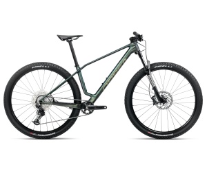 Bicicletă MTB XC hardtail Orbea ALMA M50 - Seaweed Carbon View (Matt | Gloss)