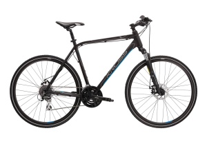 Bicicleta Trekking Kross Evado 4.0 28 inch neagra Shimano Acera