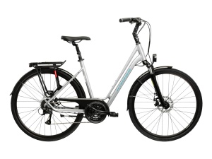 Bicicleta Urban Kross Sentio 3.0 28 inch argintie Shimano Acera