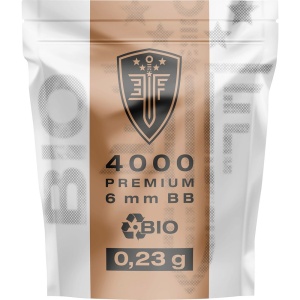 Bile airsoft Elite Force Premium Bio, BB 6 mm, 0.23 g, plastic, albe, 4000 bile