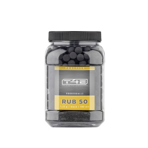 Bile de cauciuc Umarex T4E Practice RUB 50, cal. .50, 1.23 g, 500 bucati