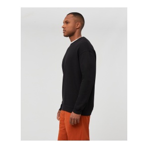 Bluza Barbati Mammut Base Ml Crew Neck Men Ski Tour Black - Img 4