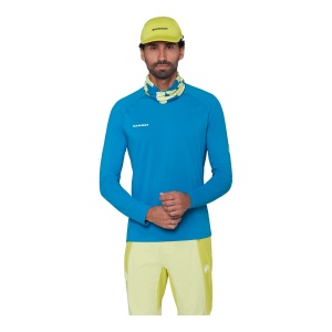 Bluza Barbati Mammut Ducan FL Longsleeve Glacier Blue