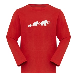Bluza Copii Mammut Core Longsleeve Logo Mammut Red - Img 2
