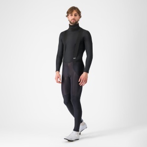 Bluză corp Castelli Flanders Neck Warm - negru | guler înalt termic - Img 5