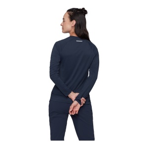 Bluza Femei Mammut Ducan FL Longsleeve Marine - Img 3