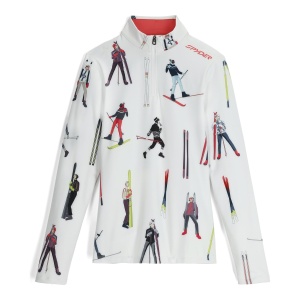 Bluza Femei Spyder Vivid 1/2 Zip Vintage Vibes - Img 4