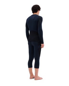 Bluză tehnică CEP Ski Merino Base Layer mânecă lungă | lână merino - black - Img 6