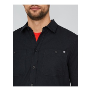 Camasa Barbati Mammut Alvra Plain Longsleeve Black - Img 6