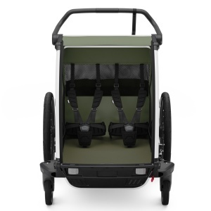 Carucior multisport Thule Chariot Lite double, Vintage Green - Img 4