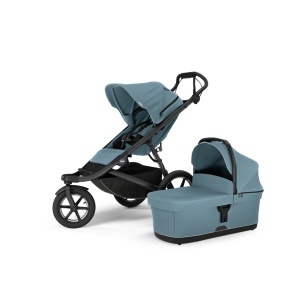 Carucior Thule Urban Glide 3 all-terrain cu prinderea hamului magnetica, Mid Blue - Img 3