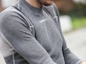 Castelli Bluza corp cu maneca lunga Flanders Warm LS - gri - Img 2
