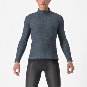 Castelli - bluza de corp - Cold Days 2nd Layer - bleumarin - S