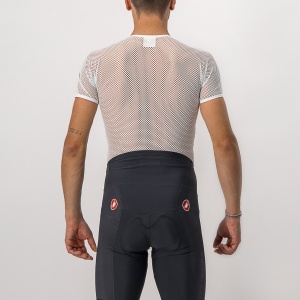 Castelli - bluza de corp cu maneca scurta - Core Mesh 3 SS - 20-30 gr C - alb - Img 2