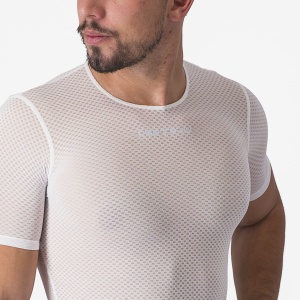 Castelli - bluza de corp cu maneca scurta - Pro Mesh 2.0 Short Sleeve - 15-28 gr C - alb - Img 5