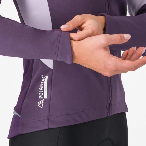 Castelli - jacheta ciclism iarna - Entrata 2 W Jacket - night shade/purple mist - L - Img 5