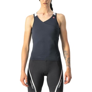 Castelli - maiou ciclism pentru femei Solaris Top - negru alb - Img 1