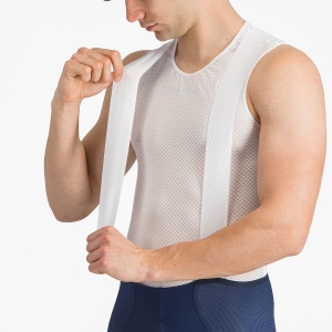Castelli - pantaloni ciclism scurti cu bretele - A/C Bibshort - 22-40 gr C - albastru belgian - Img 2