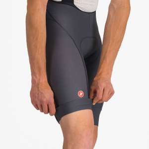 Castelli - pantaloni ciclism scurti cu bretele - Competizione 2 Bibshort - 15-35 gr C - gri inchis - Img 3