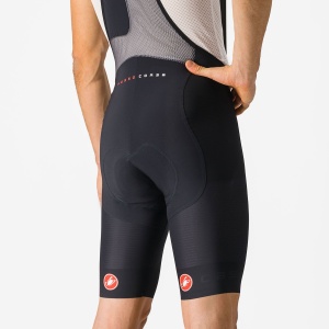 Castelli - pantaloni ciclism scurti cu bretele - Superleggera Bibshort - 20-40 gr C - negru - Img 3