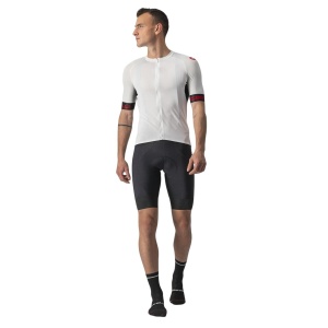 Castelli - tricou ciclism barbati cu maneca scurta Entrata VI jersey - alb negru rosu - Img 7