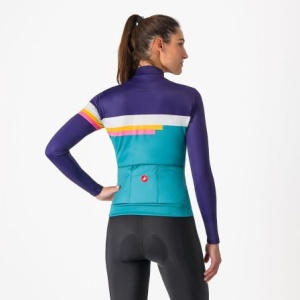 Castelli - tricou maneca lunga W 12-18 gr C - Tornare - mov | bleu - Img 2