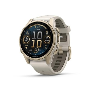 Ceas Fenix 8 Sapphire Titanium Amoled 43Mm -Soft Gold/Fog Gray- 010-02903-11