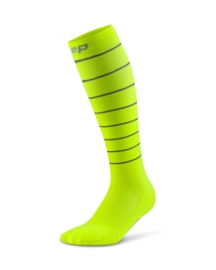 CEP - sosete compresie inalte - PRO run socks reflective tall 3.0 - neon yellow - Img 2